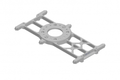 L-MA Precision Tuning Landegestell Halterung aus Aluminium in Silber für BLADE InFusion 180