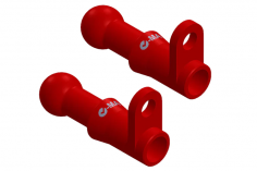 L-MA Precision Tuning Kabinenhauben Halter aus Aluminium in Rot für BLADE InFusion 180