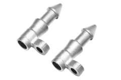 L-MA Precision Tuning Kabinenhauben Halter aus Aluminium in Silber für BLADE InFusion 180