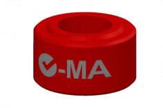 L-MA Precision Tuning Hauptrotorwellen Stellring aus Aluminium in Rot für BLADE InFusion 180