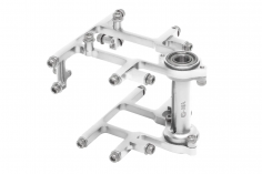 L-MA Precision Tuning Montage Platten Set aus Aluminium in Silber für BLADE InFusion 180