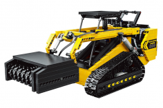 HappyBuild Klemmbausteine Raupenlader mit Elektronik - 1800 Teile