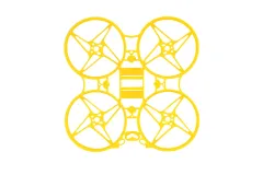 BetaFPV Hauptrahmen für Meteor75 (für 0802 Motoren) in gelb