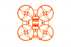 BetaFPV Hauptrahmen für Meteor75 (für 0802 Motoren) in orange