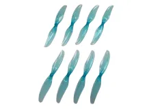 Gemfan 75mm 2Blatt Durable Propeller 3Zoll für 1,5mm in transparent blau