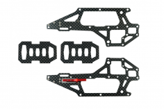 Microheli Carbon Faser Rahmen mit Akku Schnellwechsel Set für Blade InFusion 180