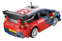CaDA Klemmbausteine Citroën C4 WRC Rally Auto 2008 - RC Set RTR mit Fernsteuerung oder via APP und Antriebsset - 329 Teile