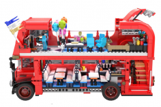 CaDA Klemmbausteine London Vintage Tour Bus - 1770 Teile