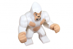 Klemmbausteine Gorilla Weiß