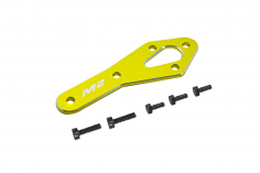 OMPHobby Ersatzteile Aluminium Heckmotorhalter in Gelb für M2 EVO und M2 EVO MK2