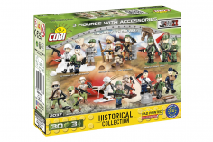 COBI Klemmbausteine Figuren Set 2. Weltkrieg Französisches Militär - 30 Teile