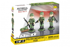 COBI Klemmbausteine Figuren Set 2. Weltkrieg Polnische Infantrie 1939 - 30 Teile