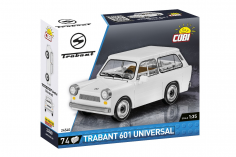 COBI Klemmbausteine Auto Trabant 601 Universal - 74 Teile