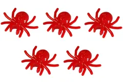 Klemmbausteine Tier Spinne in rot 5Stück