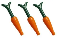 Klemmbausteine Karotten 3Stück