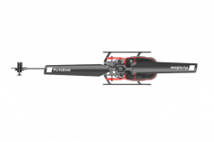 FliteZone RC Heli Scale Hubschrauber Hughes 300 in rot RTF Set