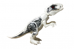 Klemmbaustein Dinosaurier Tyrannosaurus Weiß groß mit Sound
