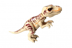Klemmbaustein Dinosaurier T Rex Beige groß mit Sound