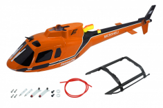 Microheli Scale Rumpf AS-350 in orange für Blade 230S und 230S V2