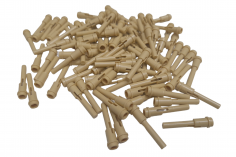 KBW Klemmbausteine Technik Pin 1/2 mit 2L Bar in beige 100Stück