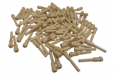 KBW Klemmbausteine Technik Pin 1/2 mit 2L Bar in beige 100 Stück