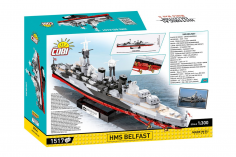 COBI Klemmbausteine Schlachtschiff HMS Belfast IWM - 1517 Teile