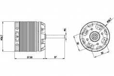 Align Brushless Motor 800MX 720KV für zB T-REX 650X