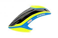 Mikado Haube für LOGO 600 SE V3 in Neon-Gelb und Blau