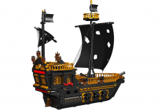 MouldKing Klemmbausteine Piratenschiff Seagull - 1288 Teile