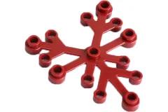 KBW Klemmbausteine Blattelement 6x5 in dunkel rot 50Stück