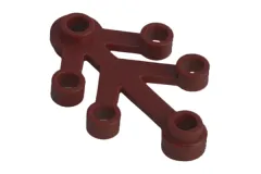 KBW Klemmbausteine Blattelement 4x3 in braun 100Stück