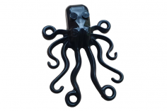 Klemmbausteine Kraken in schwarz