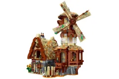 Mork Klemmbausteine Mittelalter Windmühle - 2808 Teile