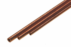 Kupferrohr weich AussenØ 2,0mm x InnenØ 1,3mm 1 Meter