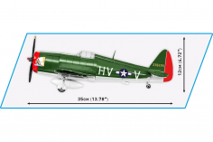 COBI Klemmbausteine Flugzeug P-47 Thunderbolt - 475 Teile