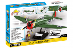 COBI Klemmbausteine Flugzeug P-47 Thunderbolt - 475 Teile