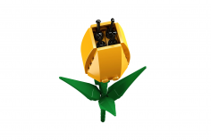 MouldKing Klemmbausteine Blumen Tulpenknospe - 83 Teile