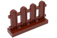 Klemmbausteine Lattenzaun in braun 20Stück