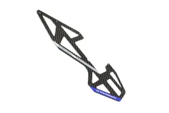 OMPHobby Ersatzteile Carbon Hauptrahmenplatte links blau für M4