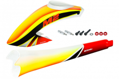 Microheli Fiberglass Solar Storm Rumpf für OMP M2 V2 und EXP