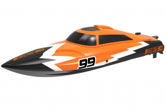 MODSTER RC Boot Vector SR30 Elektro Brushed Rennboot in orange mit 2S Antrieb 2,4GHz RTR