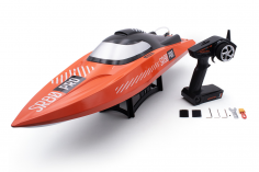 MODSTER RC Boot Vector SR80 Pro Elektro Brushless Rennboot in orange/schwarz mit 4S Antrieb ARTR (ohne LiPo Akku)