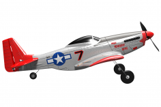 MODSTER RC Flugzeug MDX Warbird Mustang P-51D 400mm Elektromotor mit 6-Achs-Fluglagen RTF Mode 2 (Gas links)