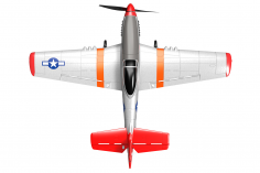 MODSTER RC Flugzeug MDX Warbird Mustang P-51D 400mm Elektromotor mit 6-Achs-Fluglagen RTF Mode 2 (Gas links)