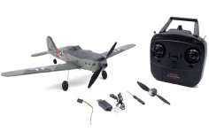 MODSTER RC Flugzeug MDX PRO Warbird Focke Wulf FW 190 400mm Elektromotor mit 6-Achs-Fluglagen RTF Mode 2 (Gas links)