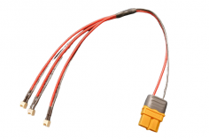 3-Fach Ladekabel PARALLEL mit NCPX Anschluss für 1S LIPO Akkus für ISDT Ladegeräte