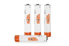 MODSTER Ultra Power AAA Micro Einzelzelle wiederaufladbare Akku Batterie NiMH 900mAh 4Stück