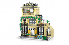 Mork Klemmbausteine Modular Gebäude City Café - 1443 Teile
