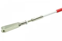 Bowdenzug komplett Führung ist Plastik in Plastik 1,0Meter