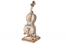 Lasercut Holzbausatz Standmodell Cello 58 Teile